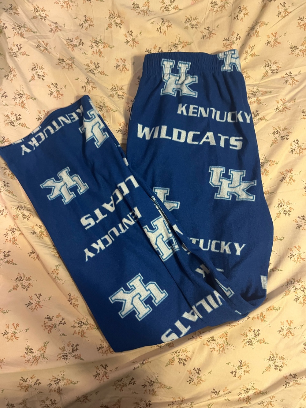 blue kentucky pajama pants
